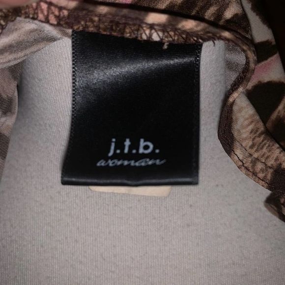 jtb woman animal print top sz 2x - Picture 4 of 5